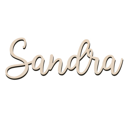 Schriftzug Namensschild, Kinderzimmer, Geschenk Holzname als Gastgeschenk, Sitzordnung aus Holz frei individualisierbar, Spiegelacryl