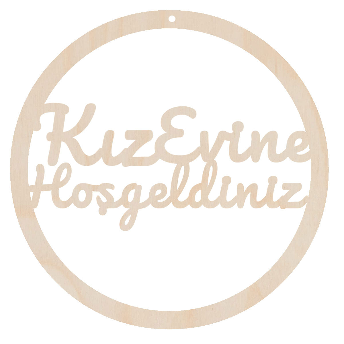 Willkommensschild Türkisch – Kız Evine Hoşgeldiniz – Hochzeit, Türschild/Wanddeko für Zuhause/Eventhalle, Deko orientalisch – Geschenk für Frauen, Einweihung