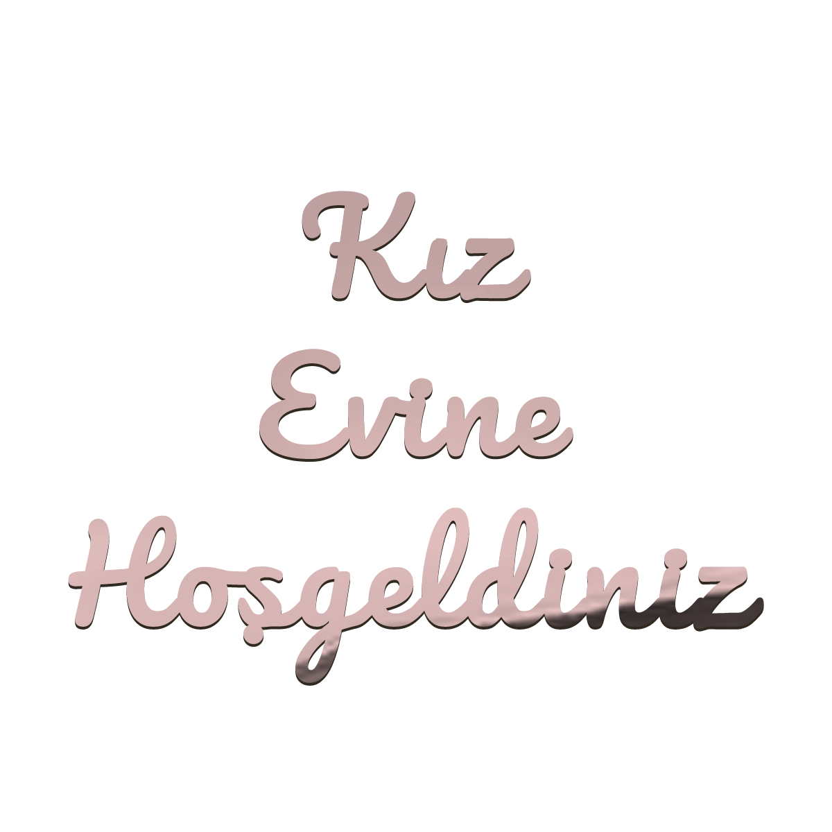 Willkommensschild Türkisch – Kız Evine Hoşgeldiniz – Hochzeit, Türschild/Wanddeko für Zuhause/Eventhalle, Deko orientalisch – Geschenk für Frauen, Einweihung, Mädchen-WG
