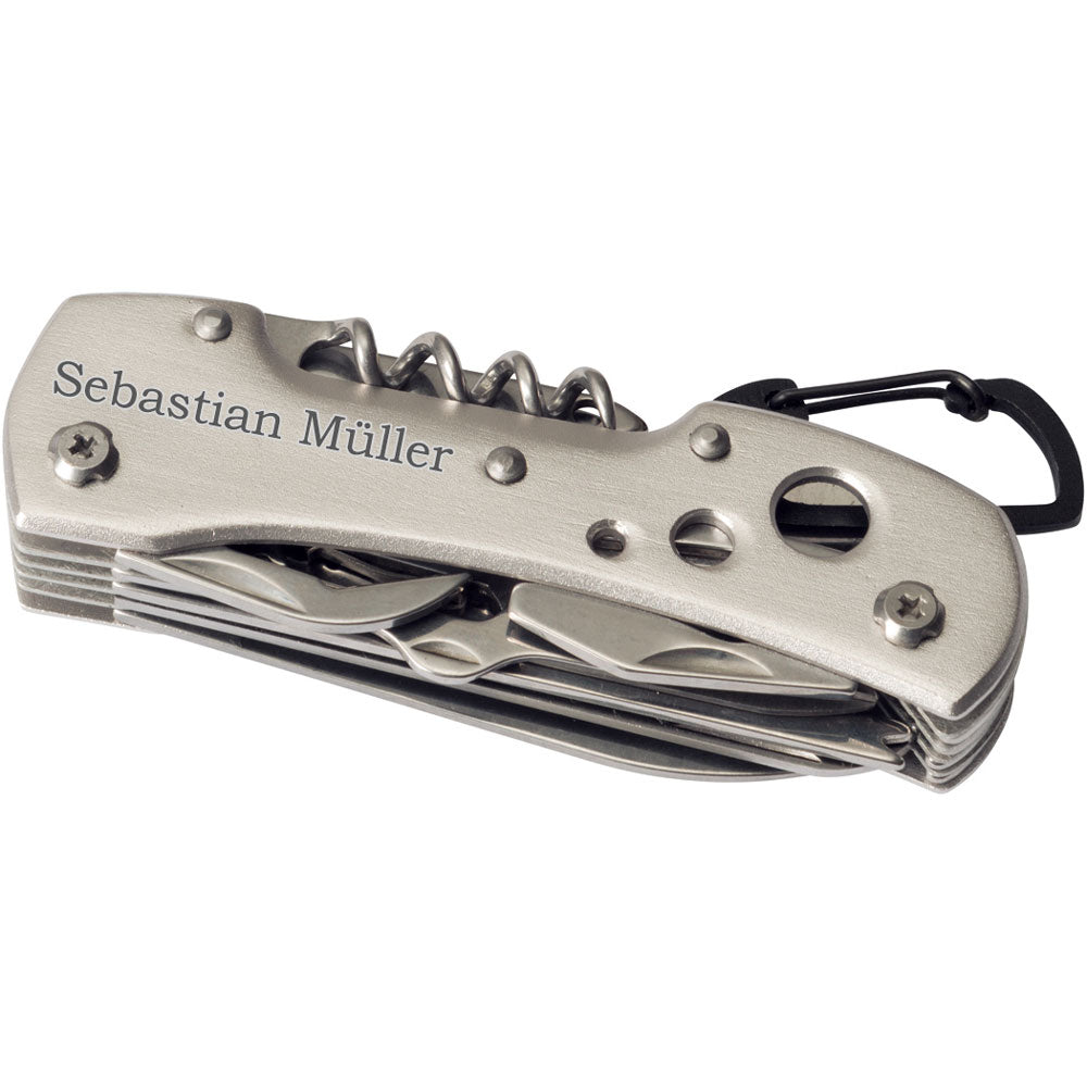 Tachenmesser 12-teilig Messer mit Gravur