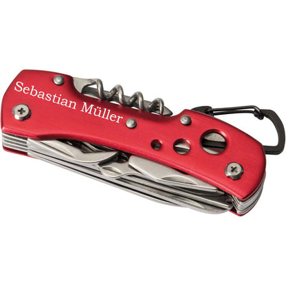 Tachenmesser 12-teilig Messer mit Gravur