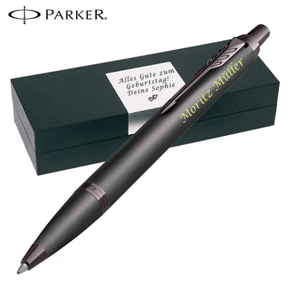 Parker IM Professionell Mono Bronze Kugelschreiber mit Gravur | Personaliserter Kugelschreiber mit Laser-Gravur
