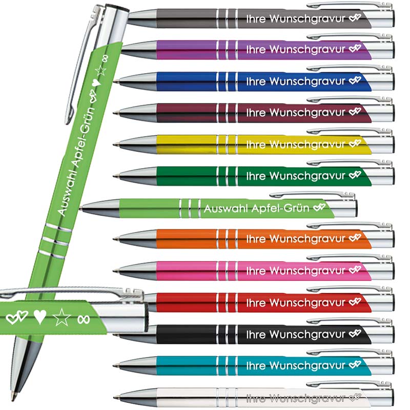 Kugelschreiber Apfelgrün