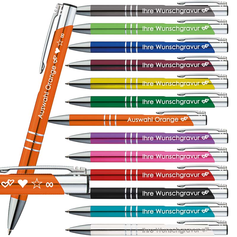 Kugelschreiber Orange