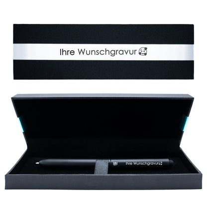 Kugelschreiber mit Gravur | Wunschgravur mit Emojis möglich | Kugelschreiber Geschenk personalisiert | Touchpen-Spitze