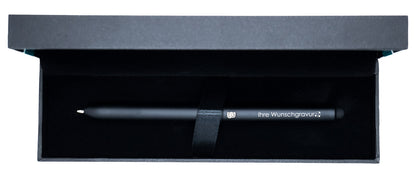 Kugelschreiber mit Gravur | Wunschgravur mit Emojis möglich | Kugelschreiber Geschenk personalisiert | Touchpen-Spitze