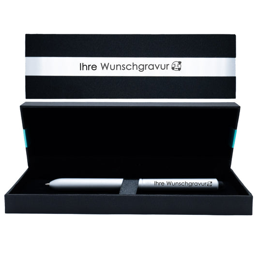 Kugelschreiber mit Gravur | Wunschgravur mit Emojis möglich | Kugelschreiber Geschenk personalisiert | Touchpen-Spitze