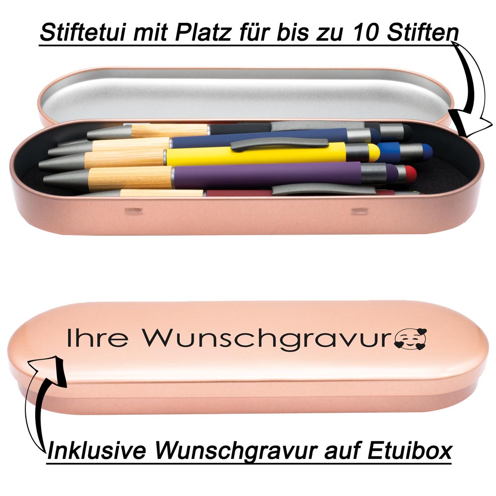 Pelikan Füllhalter Jazz® Noble Elegance mit Gravur als Geschenk | Emojis Gravur möglich | Farbe Pink Rose | personalisiert mit Wunschgravur