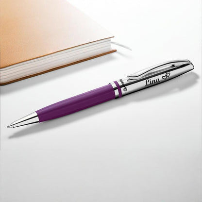 PeIikan Kugelschreiber mit Gravur als Geschenk mit Geschenkverpackung Jazz Classic Violett