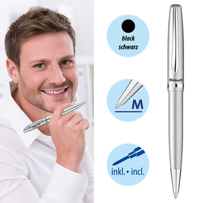 Pelikan Kugelschreiber K36 Jazz Elegance Silber