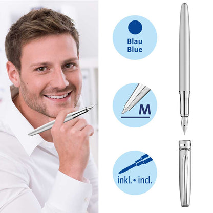 Pelikan Füllhalter P36 Jazz Elegance Silber