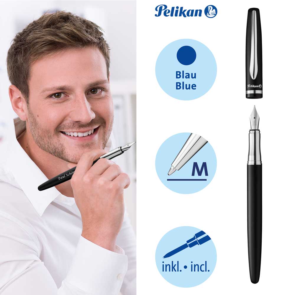 Pelikan Füllhalter Jazz Elegance Schwarz FS