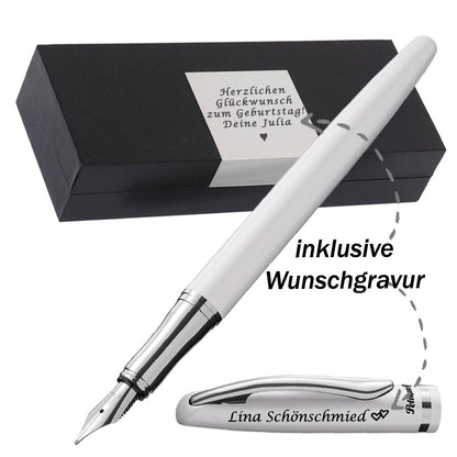 Pelikan Füllhalter Jazz Elegance Perlweiß FS