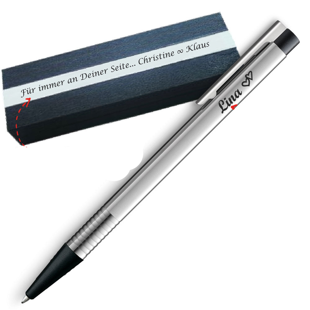 LAMY logo silber / schwarz Kugelschreiber 205