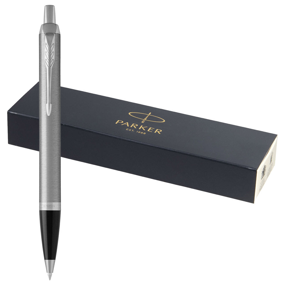 Parker IM Core Stainless Steel CT Kugelschreiber mit Gravur