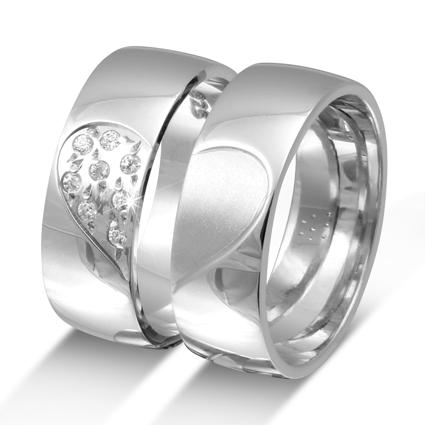 Fenlas Partnerring-Set mit Handschriftgravur