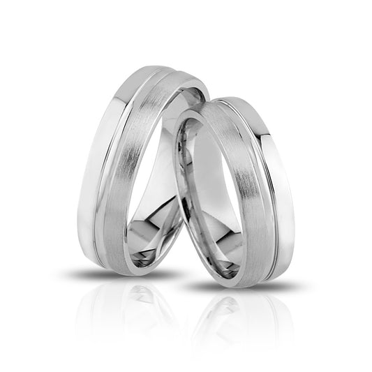 Rera Partnerring-Set mit Lasergravur