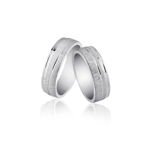 Majesty Partnerring-Set mit Lasergravur