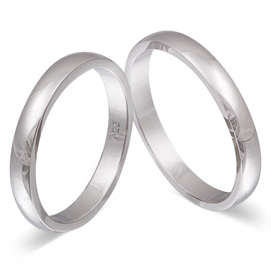 Camelia Partnerring-Set mit Handschriftgravur