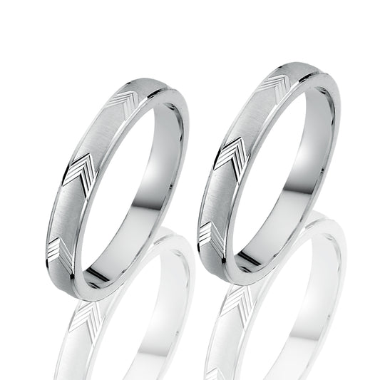 Zitus Partnerring-Set mit Lasergravur