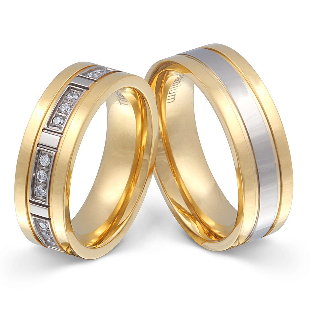 Siena Partnerring-Set mit Handschriftgravur