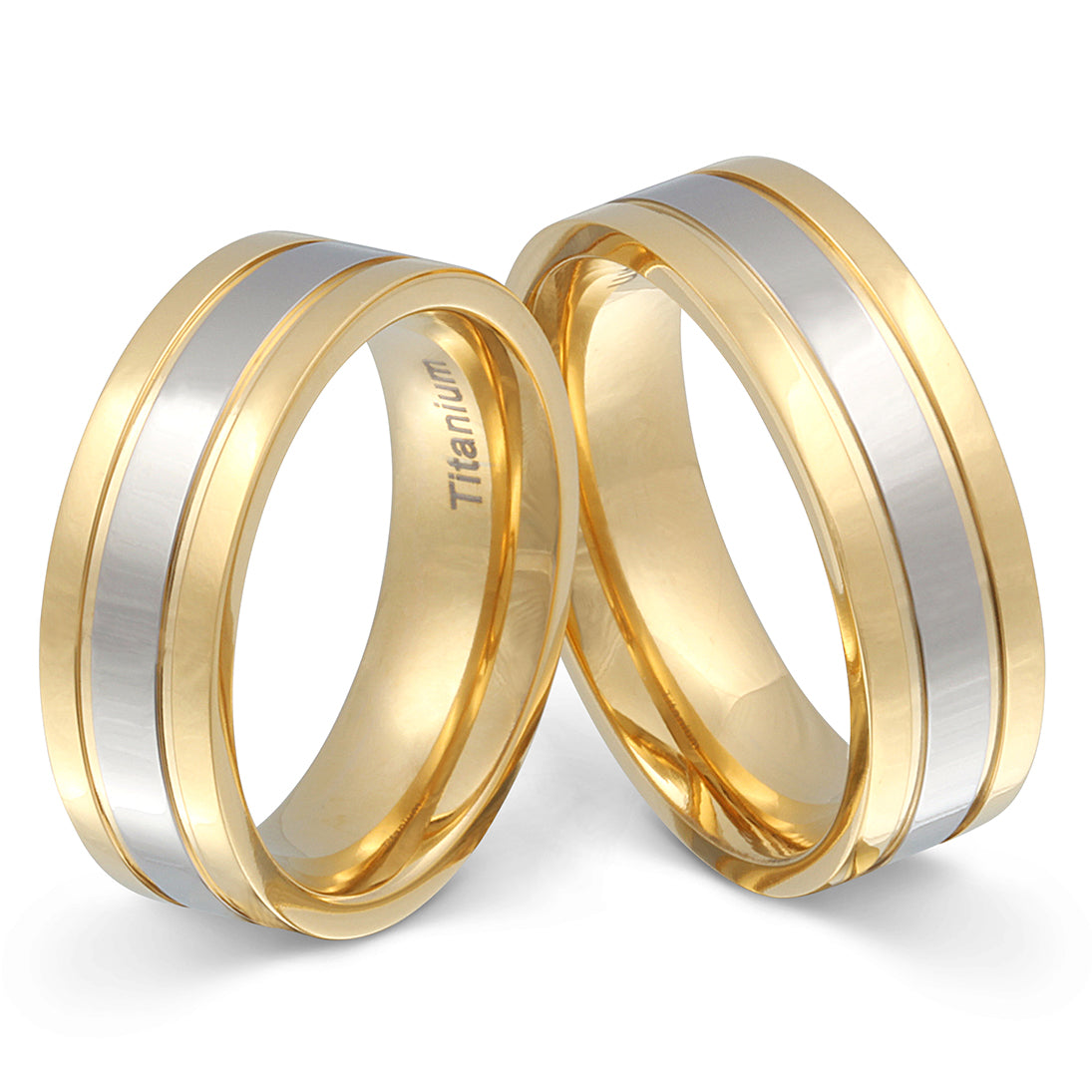 Siena Partnerring-Set mit Handschriftgravur