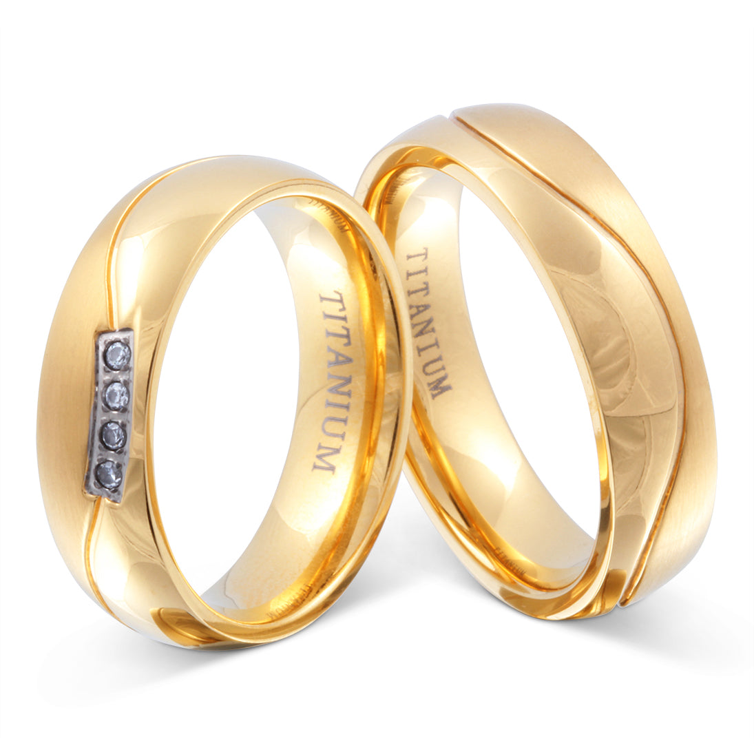 Montana Partnerring-Set mit Lasergravur