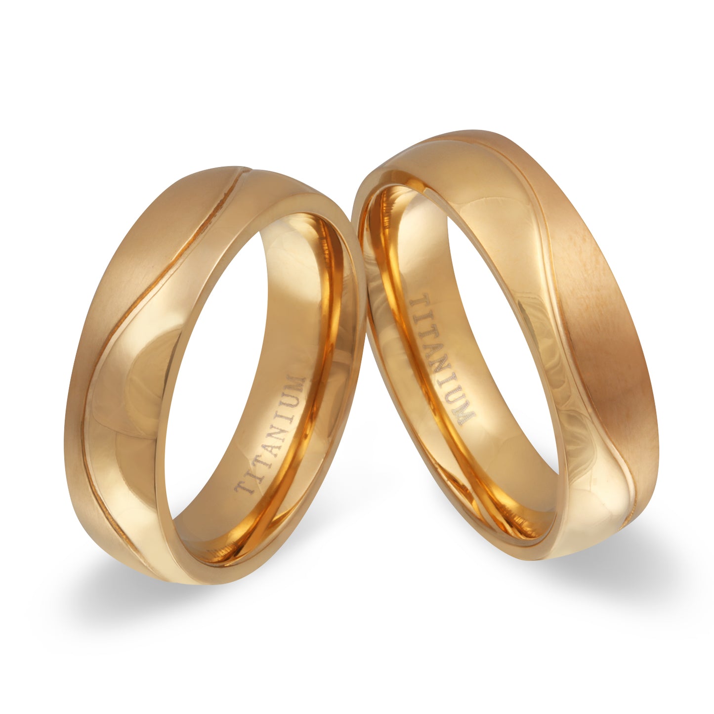 Montana Partnerring-Set mit Lasergravur