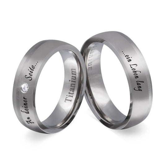 Valamar Partnerring-Set mit Lasergravur