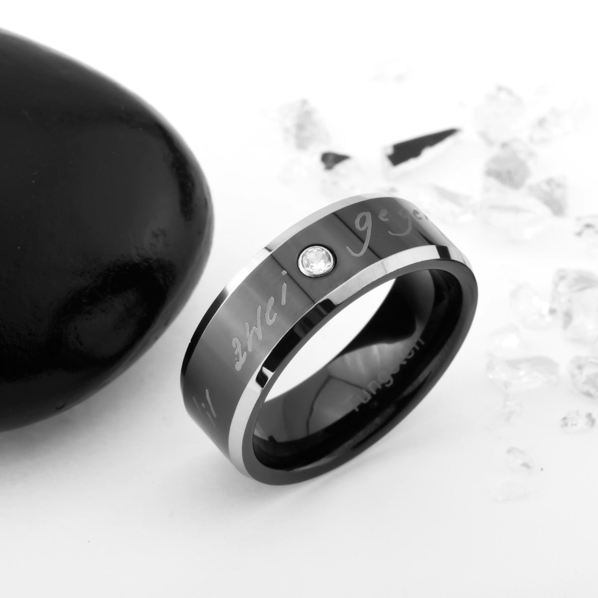 W1D Ring mit Handschriftgravur