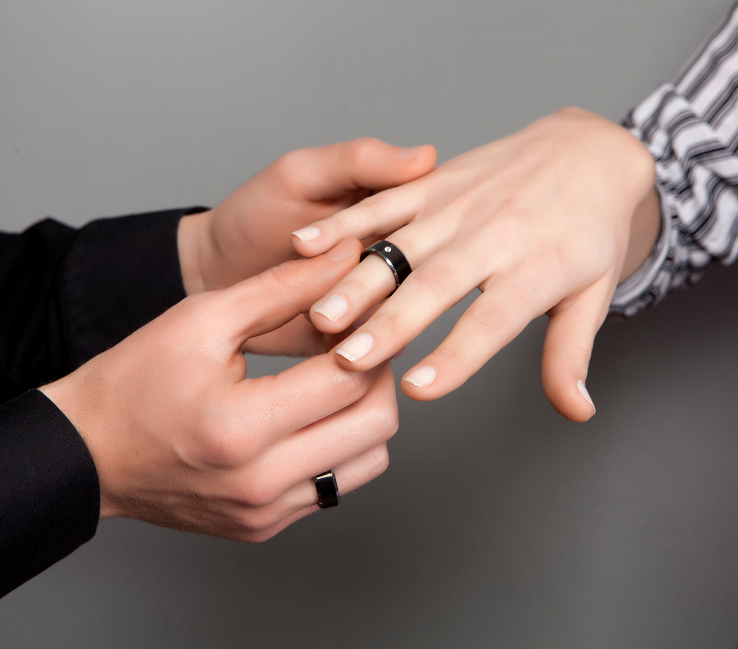 Back Beauty Ring mit Lasergravur