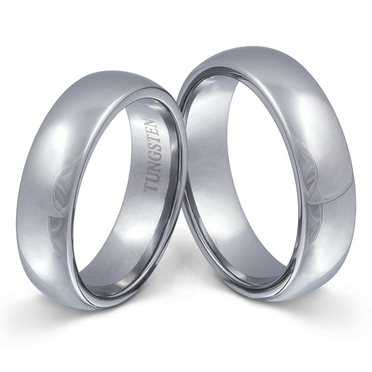 SilverLight Partnerring-Set mit Lasergravur