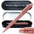 PeIikan Kugelschreiber mit Gravur als Geschenk | inkl. Etui mit Wunschgravur (Platz für 10 Stifte) | Emoji Gravur | Kugelschreiber Jazz Noble Elegance Pink Rose 
